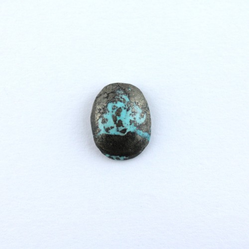 CABOCHON 1.8x1.4cm VRAI TURQUOISE Artisanat Original Bijoux Pierres Cristaux-1