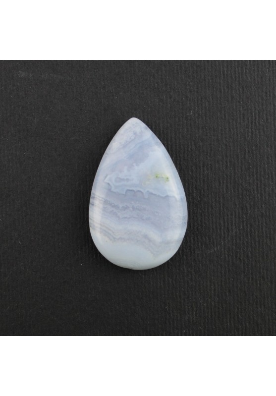 CHALCEDON CABOCHON Drop 3x2 cm Crafts JEWELRY Minerals Macramé-1