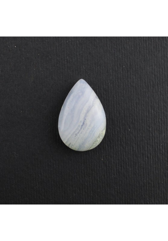 CHALCEDON CABOCHON Drop Minerals Jewelry Crafts Macramé 2,2x1,5 cm-1