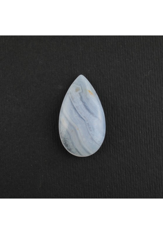 CHALCEDON CABOCHON Drop Minerals Jewelry Crafts Macramé 2,7x1,5 cm-1