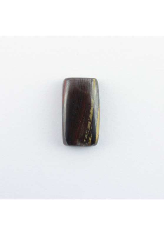 Cabochon Rettangolare TIGRE di FERRO Grande Occhio di Tigre + Ematite + Diaspro Gioielli Macramè Artigianato-1