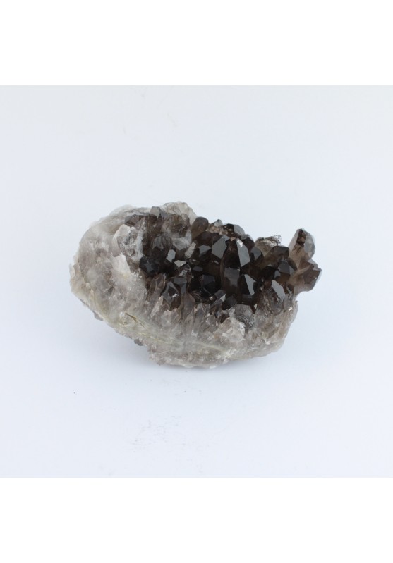 Drusa SMOKY QUARTZ 4x11cm 406gr Tips Crystal Therapy Collectibles Furnishings Zen Chakra-1