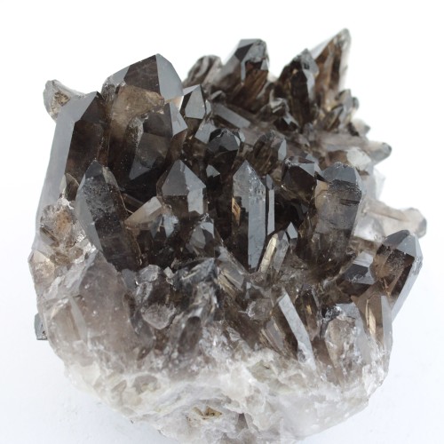Large CLUSTER Drusa SMOKY QUARTZ Collectibles Furnishings Zen Chakra 1356gr-11
