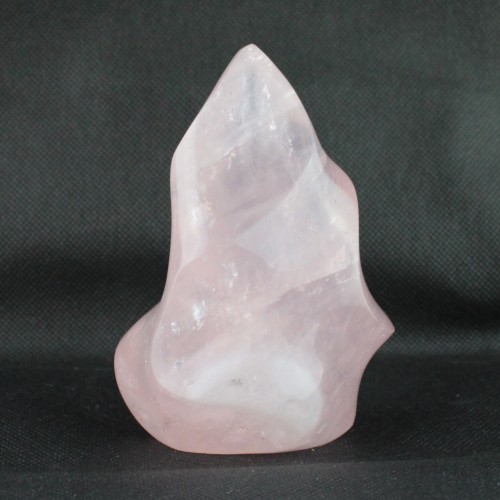 FIAMMA in QUARZO ROSA 428gr Alta Qualità Collezionismo Cristalloterapia fermacarte