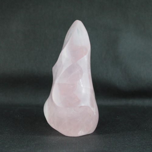 FIAMMA in QUARZO ROSA 428gr Alta Qualità Collezionismo Cristalloterapia fermacarte