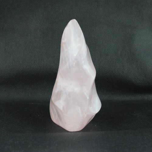 FIAMMA in QUARZO ROSA 428gr Alta Qualità Collezionismo Cristalloterapia fermacarte