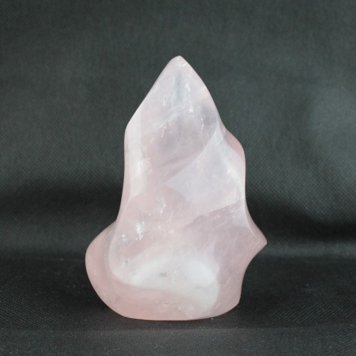 FIAMMA in QUARZO ROSA 428gr Alta Qualità Collezionismo Cristalloterapia fermacarte