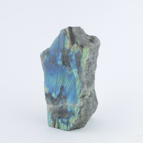 MINERALS * LABRADORITE Rough smoothed part Specimen Crystal Healing-2