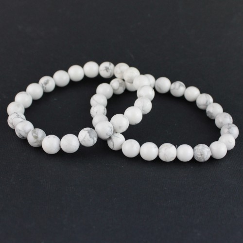 Pulsera Rodado de HOWLITA Pulsera Cristaloterapia Calidad Reiki A+