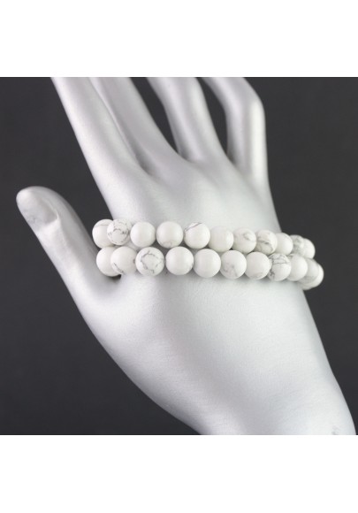 Pulsera Rodado de HOWLITA Pulsera Cristaloterapia Calidad Reiki A+