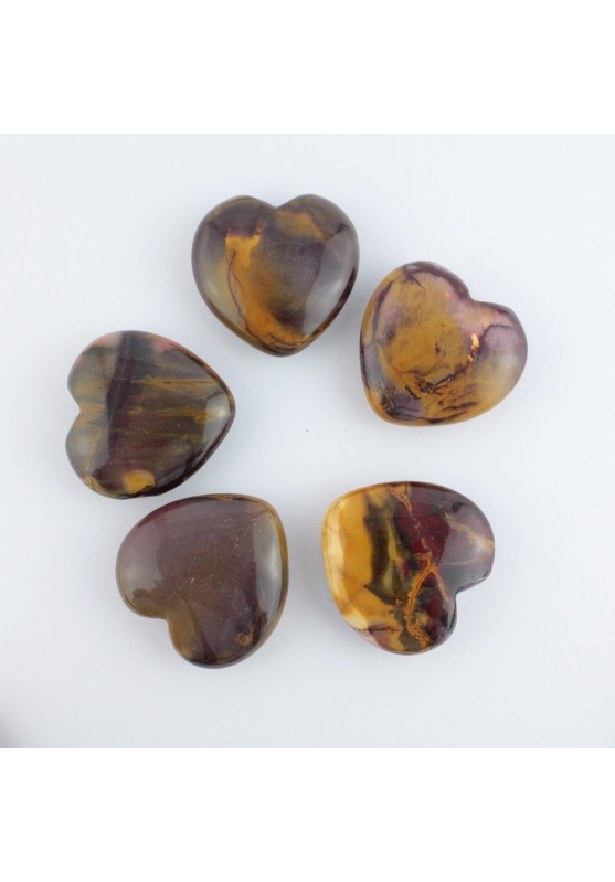 CORAZÓN en Jaspe Océano ORBICULAR Minerales Amor Regalo Chakra San Valentín