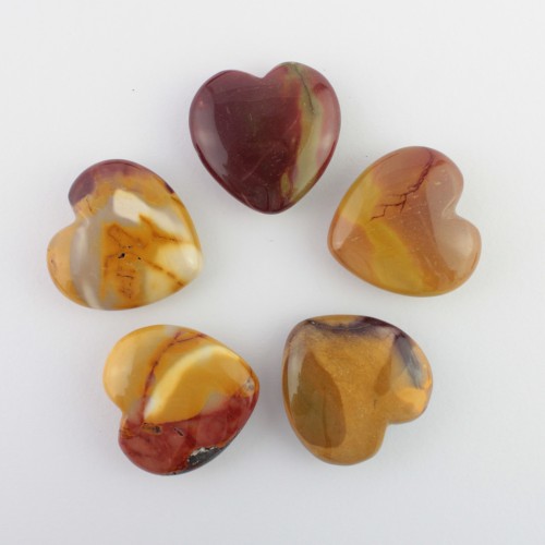 HEART in ORBICULAR Ocean JASPER Minerals Love Gift Idea Chakra Valentine’s Day
