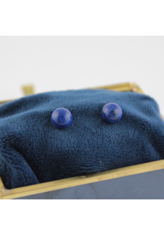 Pendientes Esfera LAPISLAZULI 8mm Par de joyas Minerales