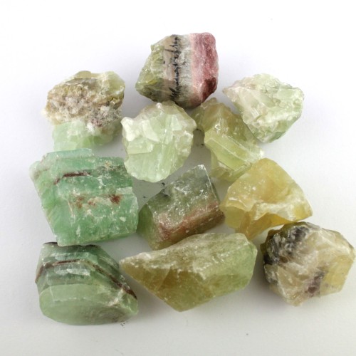 Calcite Verde Grezzo Cristallo Chakra Minerale Gemma Pezzo Cristalloterapia