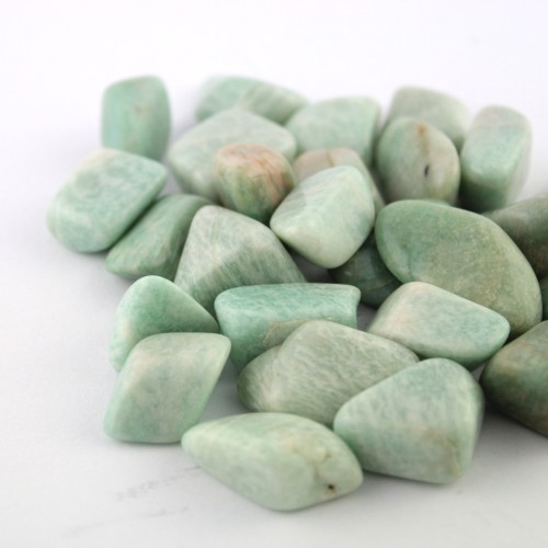 AMAZZONITE Burattato Chakra Collezionismo Cristalloterapia Minerali