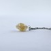 Steel Herbal Tea Infuser with CITRINE QUARTZ Spiral Pendant Handcrafted Zen-3