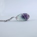 Filtre à Thé et Tisane Avec Pendentif FLUORITE spirale artisanal Zen-3