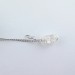 Infuseur à tisane en acier Pendentif Spirale HYALINO QUARTZ Cristal de Roche Montè à la main Zen-2