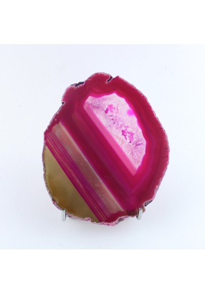 MINERALS * Gorgeous AGATE SLICE Rose Specimen Crystal Healing Chakra Reiki