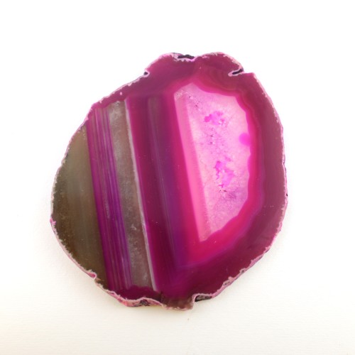 MINERALS * Gorgeous AGATE SLICE Rose Specimen Crystal Healing Chakra Reiki