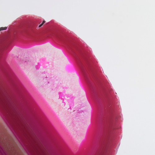 MINERALS * Gorgeous AGATE SLICE Rose Specimen Crystal Healing Chakra Reiki