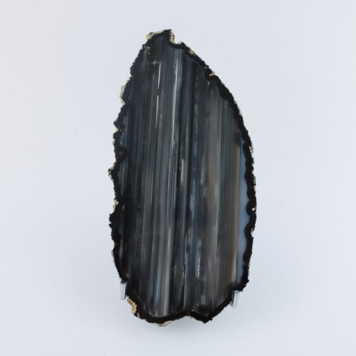 Tranche d'AGATE Bleu Grise Pièce Unique 238gr
