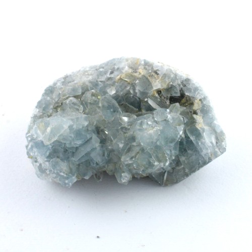 MINERALS * BIG CELESTITE Crystal Geode Quartz MADAGASCAR Light Blue Crystal Healing 428g