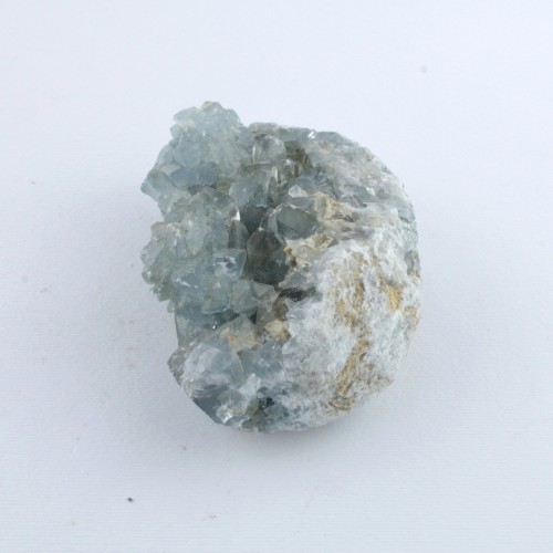 MINERALS * BIG CELESTITE Crystal Geode Quartz MADAGASCAR Light Blue Crystal Healing 428g
