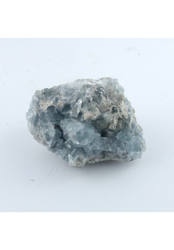 MINERALI * Geode di CELESTINA Cristalli Celestite del MADAGASCAR grezza 480gr