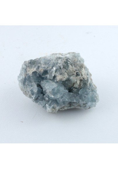 MINERALS * CELESTITE Crystal Geode MADAGASCAR Rough Specimen 480gr