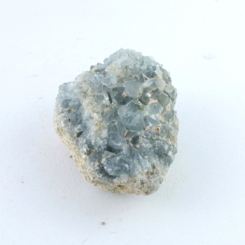 MINERALS * Good CELESTITE Crystal Geode MADAGASCAR Crystal Healing Furniture 338gr