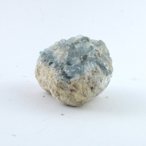 MINERALS * Good CELESTITE Crystal Geode MADAGASCAR Crystal Healing Furniture 338gr