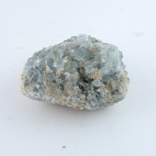 MINERALS * Good CELESTITE Crystal Geode MADAGASCAR Crystal Healing Furniture 338gr