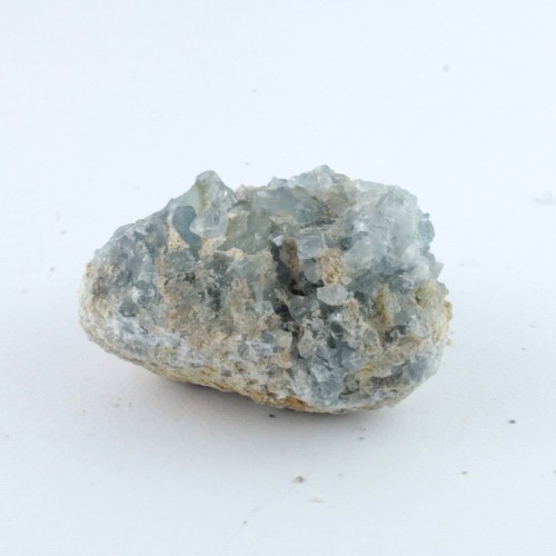MINERALS * Good CELESTITE Crystal Geode MADAGASCAR Crystal Healing Furniture 338gr