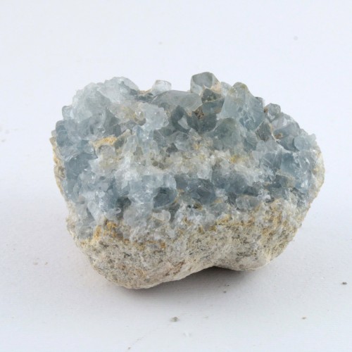 MINERALS * Good CELESTITE Crystal Geode MADAGASCAR Crystal Healing Furniture 338gr