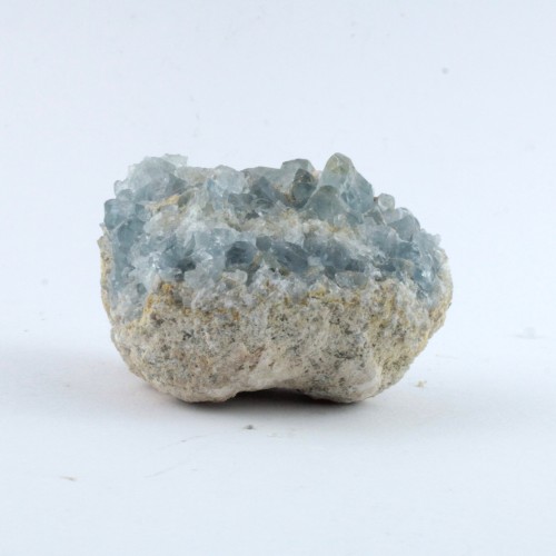MINERALS * Good CELESTITE Crystal Geode MADAGASCAR Crystal Healing Furniture 338gr