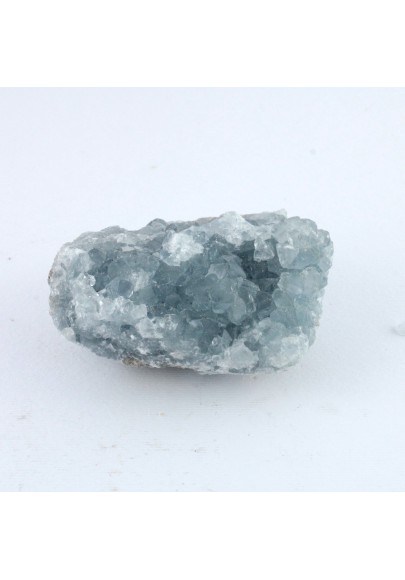 * MINERALI * CELESTINA Geode Drusa Cristalli Trasparenti Collezionismo 226gr