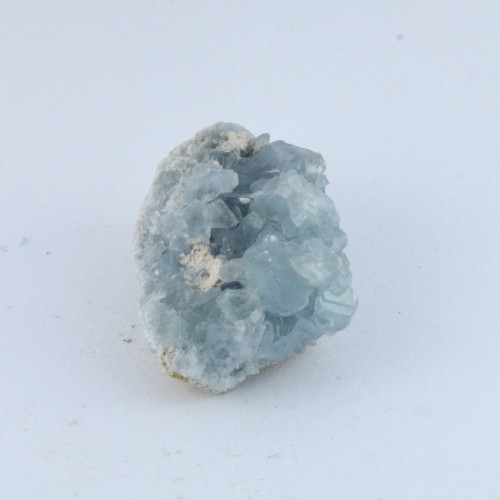 *MINERALES* CELESTINA MADAGASCAR Geoda Drusa Azzurra Cristaloterapia 186gr