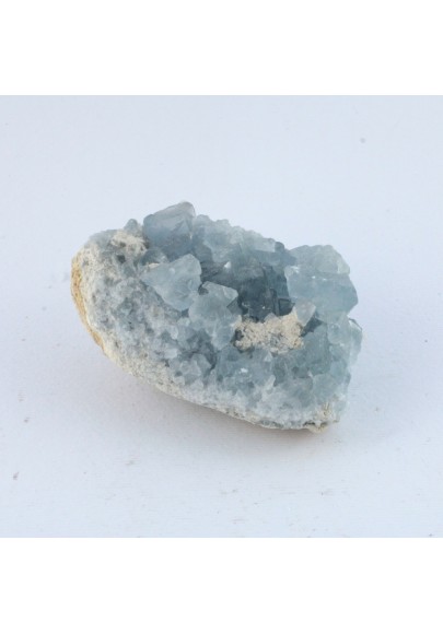 *MINERALES* CELESTINA MADAGASCAR Geoda Drusa Azzurra Cristaloterapia 186gr