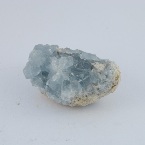 *MINERALES* CELESTINA MADAGASCAR Geoda Drusa Azzurra Cristaloterapia 186gr
