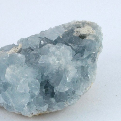 *MINERALES* CELESTINA MADAGASCAR Geoda Drusa Azzurra Cristaloterapia 186gr