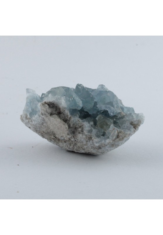 * MINERALI * DRUSA Geode di CELESTINA MADAGASCAR 112gr Pezzo Unico