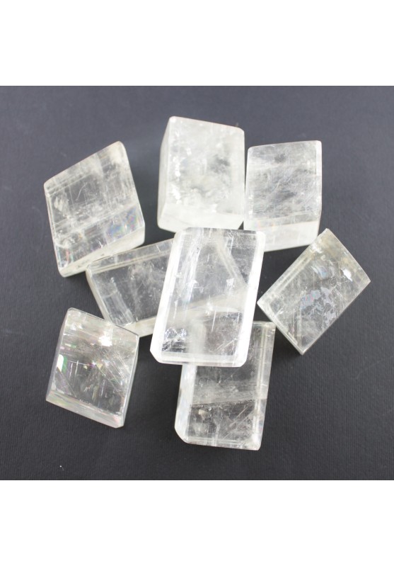* MINERALI * Spato D'Islanda Grezzo CALCITE Campione Perfetto Calcite Ottica A+