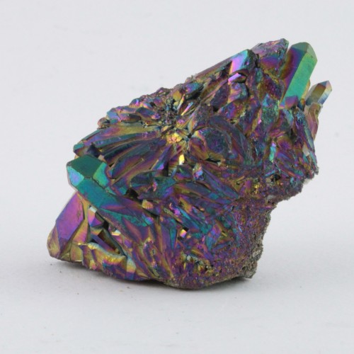 Cluster Aqua Aura Tips Rainbow Reflections Crystal Therapy Furnishings 92 gr