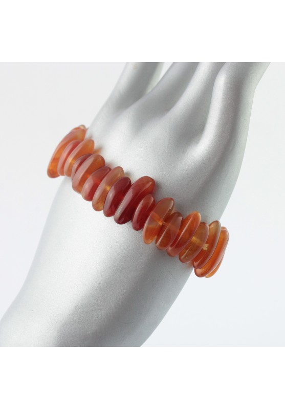 CORNELIAN flake bracelet Tumbled bracelet Worked minerals Crystal therapy