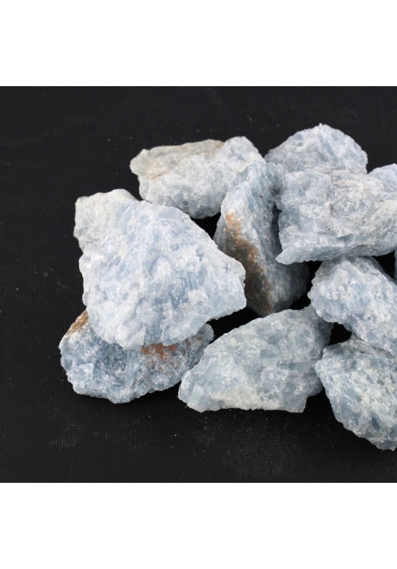 Calcite Blu Azzurra Grezza Chakra Gemma Minerale Ciondolo Cristalloterapia