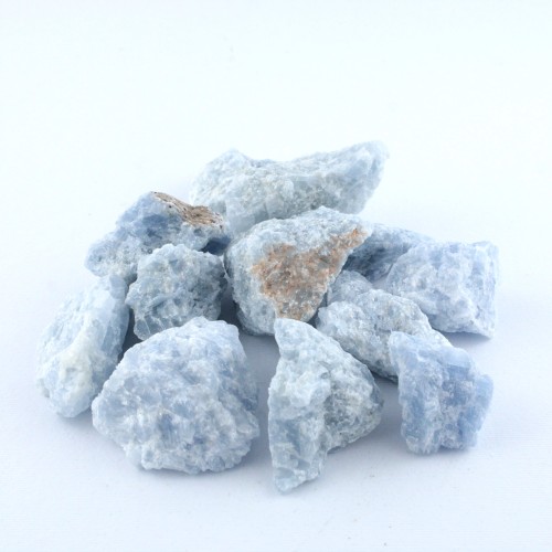 Calcite Blu Grezza Minerali Cristalloterapia A+ [ Blue Calcite Rough Raw Stone ]