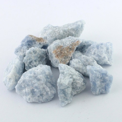 Calcite Blu Grezza Minerali Cristalloterapia A+ [ Blue Calcite Rough Raw Stone ]