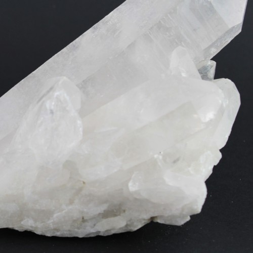 Magnifique Drusa HYALINO QUARTZ Group Thérapie par cristal de chakra à quartz brésilien de haute qualité-4