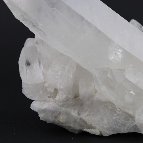 Magnifique Drusa HYALINO QUARTZ Group Thérapie par cristal de chakra à quartz brésilien de haute qualité-6